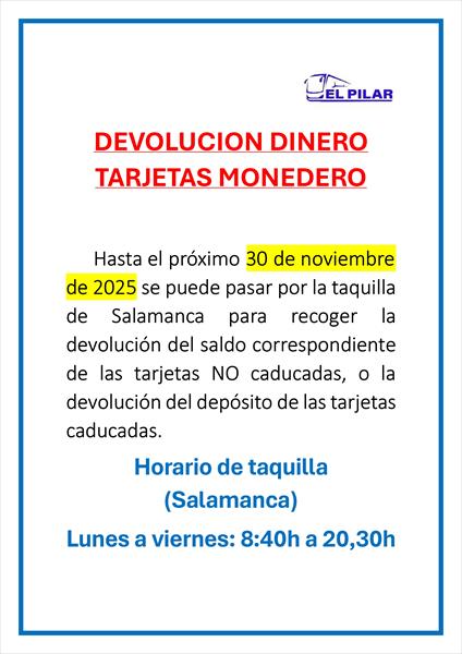 TARJETAS MONEDERO