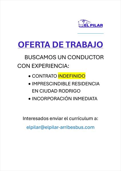 OFERTA DE TRABAJO