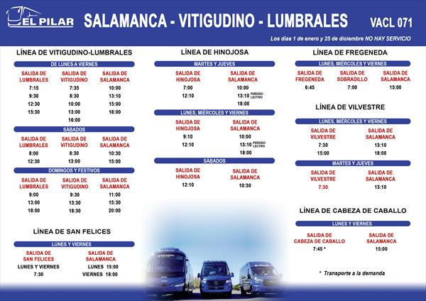 HORARIOS VACL 071