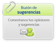 Buzón de sugerencias. Coméntanos tus opiniones y sugerencias