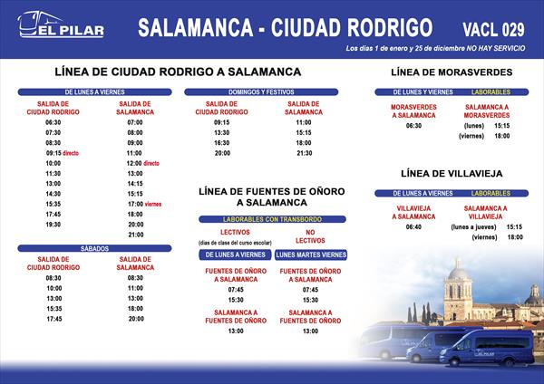 HORARIOS PARA 2026